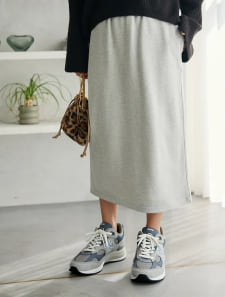 スウェットナロースカート