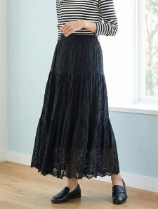 レースティアードスカート