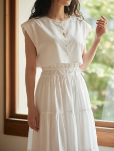 2wayティアードワンピース