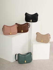 ベルトデザイン2WAYハンドバッグ