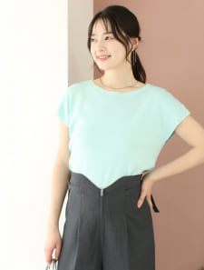 フレンチスリーブサマーニット