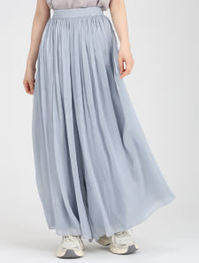 ウエストゴムラメスカンツ