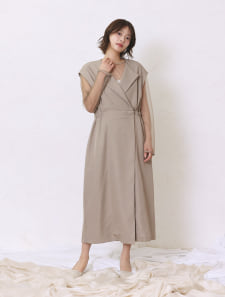 【2点SET】シアートップス×ジレワンピース