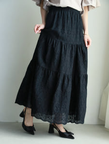 レースティアードスカート