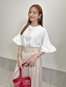 袖バルーンTシャツ