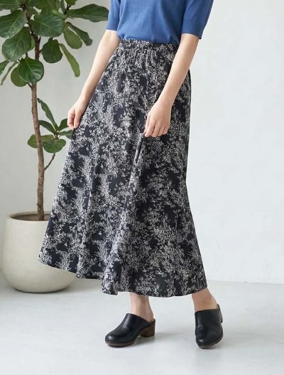 プリントマーメイドスカート