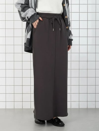 【SETUP対応】裏毛ストレートスカート