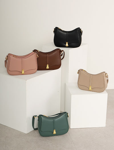 ベルトデザイン2WAYハンドバッグ