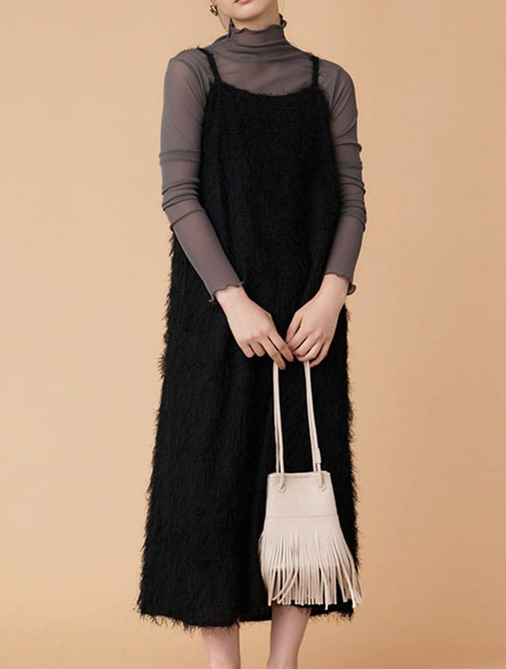 シャギーキャミワンピース