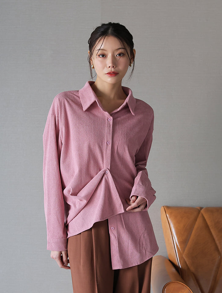 コーデュロイシャツジャケット