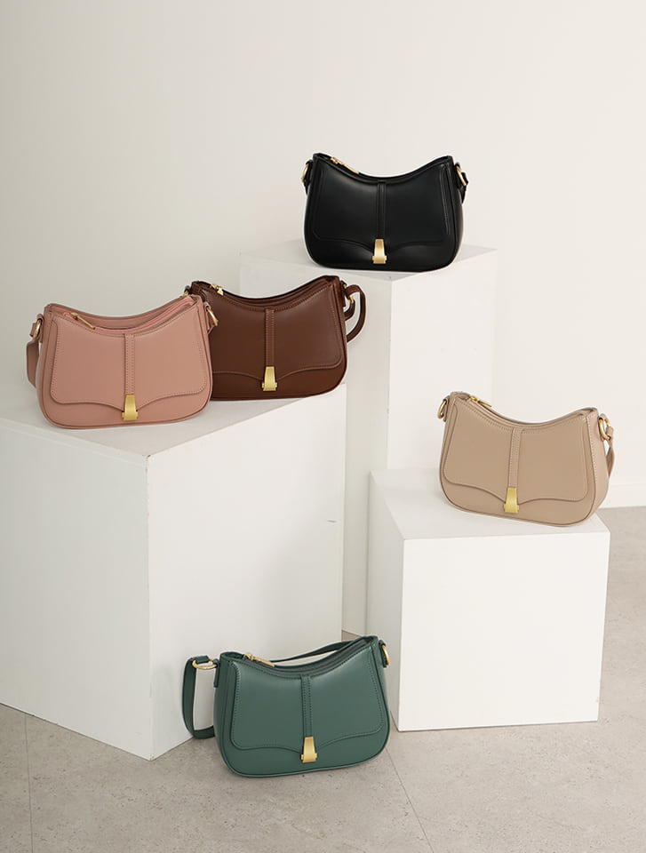 ベルトデザイン2WAYハンドバッグ