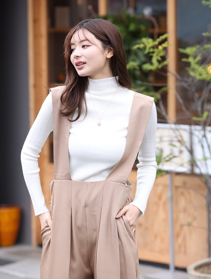 ハイウエストサロペット