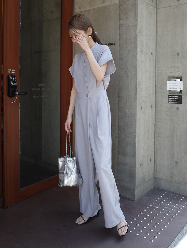 【kannaセレクト】 カシュクールオールインワン