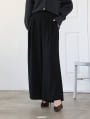 【cestmignon_mauセレクト】【U150～Lサイズあり】ポケット付ハイウエストスラックスパンツ