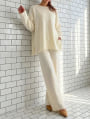 【2点セット】ニットパンツセットアップ
