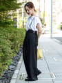 【接触冷感】袖口折り返しデザインTシャツ