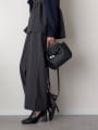 【cestmignon_mauセレクト】【SETUP対応】【U150サイズあり】ツータックワイドパンツ