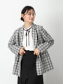 ダブルテーラードチェックジャケット