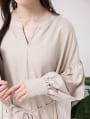 【cestmignon_mauセレクト】【U150サイズあり】配色ステッチスキッパーワンピース