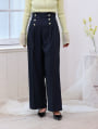 【cho____07セレクト】 ハイウエストマリンワイドパンツ
