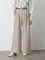 タックワイドパンツ