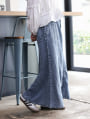 デニムフレアマーメイドスカート