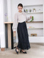 ウエストゴムワッシャースカート