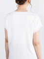リブメローフレンチスリーブTシャツ