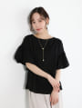 フリルスリーブTシャツ