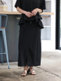 フロントジップナロースカート