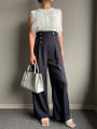 【kannaセレクト】 チュールドッキングニットタンク