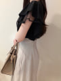 【aya223_bセレクト】チュールドッキングフリルTシャツ