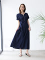 【manaodaysセレクト】 前後2wayウエストタックワンピース