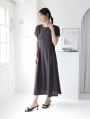 【manaodaysセレクト】 前後2wayウエストタックワンピース