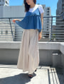 【星玲奈セレクト】ハイウエストタックワイドパンツ