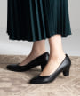 プレーン<ふわさら>痛くないパンプス