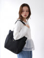 キャンバスポケットシンプルトートバッグ