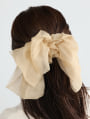 フリルデザインヘアバレッタ