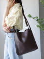 スクエア外縫いトートバッグ