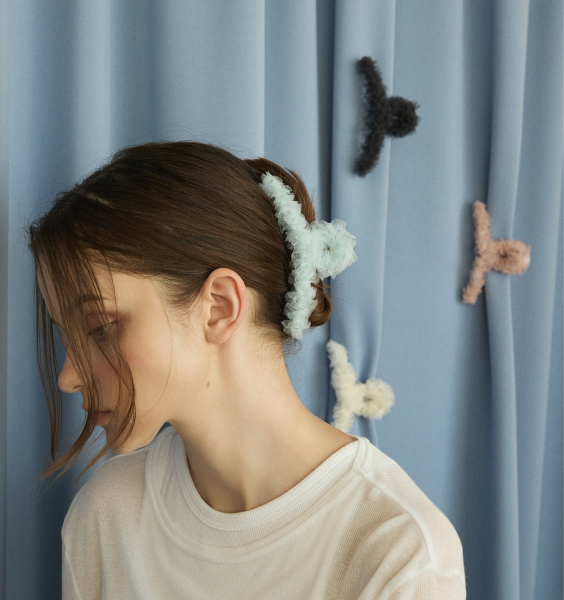 チュールバンズヘアクリップ